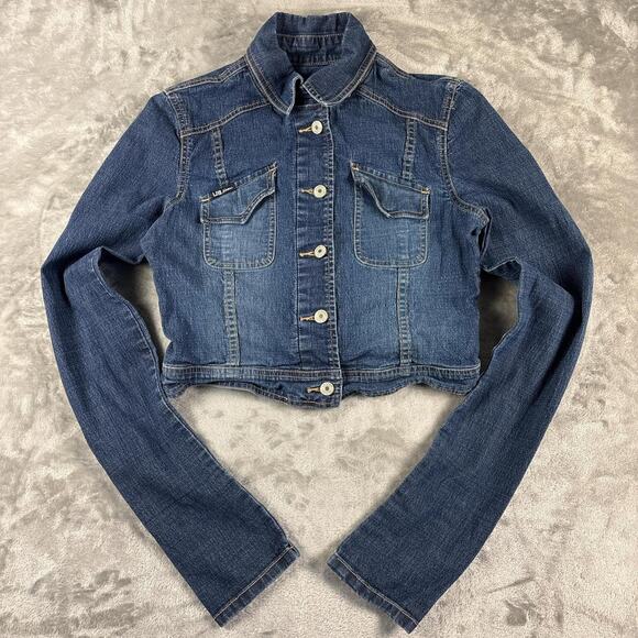 Union Bay Jackets & Blazers - Union Bay stretch Denim Jean Jacket Womens Size M Button Up Medium